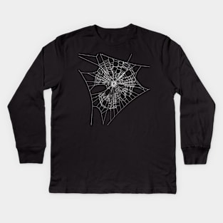 Spiderweb Labyrinth Kids Long Sleeve T-Shirt